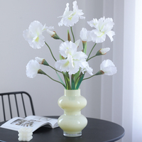 Fabricant de fleurs d'iris, vente en gros de fleurs d'iris artificielles de haute qualité, échantillon gratuit, décoration de mariage, aménagement paysager, jardin, iris