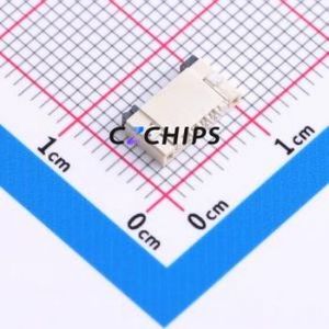 XW1020012-040R-001 FFC/FPC Connector SMD,P=1mm,Horizontal Mount Connector Flip Cover Type Bottom Contact 4P 1mm - Product Image 2