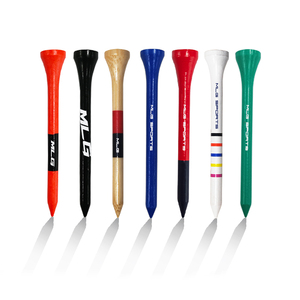 Tees de <span class=keywords><strong>golf</strong></span> en bambou personnalisés avec logo, vente en gros à prix abordable, 70mm 83mm, accessoire pour golfeurs - Product Image 1