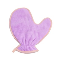 Gant de nettoyage pour pattes d'animaux en microfibre, Gant absorbant pour sécher les animaux, Gant de bain portable de couleur unie pour animaux, Vente en gros
