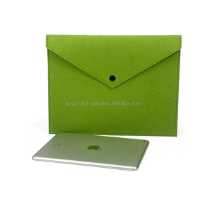Bolsa para Portátil de Fieltro Verde, Fabricada en China, Minimalista, Funda para Tablet, para MacBook - Product Image 5