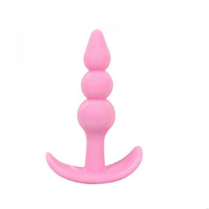 Scatola personalizzata gratuita-vendita direttamente in fabbrica di giocattoli Sexy in Silicone medicale tre perline <span class=keywords><strong>anale</strong></span> testa a testa per <span class=keywords><strong>uomo</strong></span> donna - Product Image 4