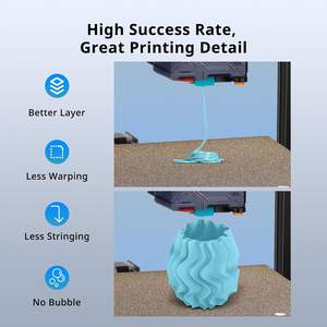 Filamento Anycubic Matte Pla de 1.75mm, 1kg, para impresión 3D, color azul hielo - Product Image 3
