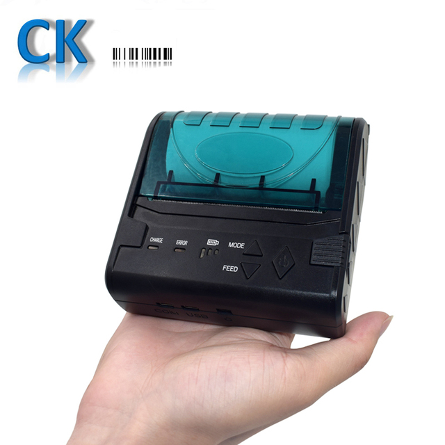 Coditeck 8003 80mm Mini Mobile Thermal POS Portable for Printer with Thermal Receipt Support