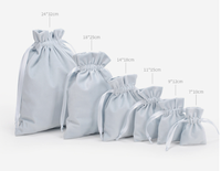 Sac de rangement en velours imprimé et brodé sur mesure pour pierres précieuses, pochette anti-poussière en velours doux avec cordon de serrage