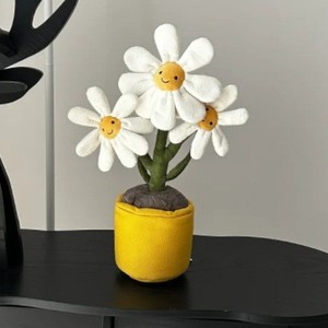 Collection JC Version Haute Plante Daisy pour Peluche <span class=keywords><strong>Bros</strong></span>, Ultra Douce, Toucher Soyeux, 34 cm, Anti-Stress avec Base Lestée - Product Image 4