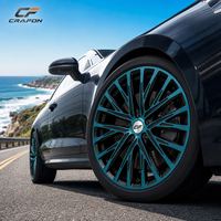 Jantes en alliage d'aluminium forgé CF Private Label New 5x130 71.5 pour coupé sport de luxe pour 991 992 sur mesure