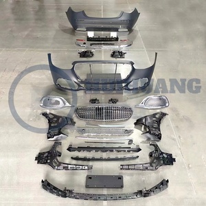 Kit de carrocería de montaje de parachoques delantero de plástico PP Original 1:1 para Mercedes Benz W223 2021-2025 Onversion a Maybach Assembly con rejilla - Product Image 6