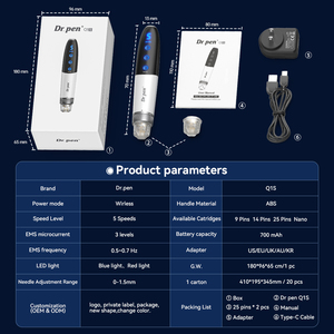 Dr.pen Q1S Microneedling Pen EMS Microcurrent LED Light Therapy Beauty Device for Stretch Mark Removal Acne Treatment Skin Care - Product Image 6