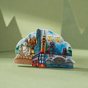 Logo personnalisé de haute qualité Chine Résine Cadeaux promotionnels Souvenir Aimant de réfrigérateur personnalisé Aimant de réfrigérateur 3d - Product Image 3