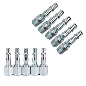 You 1/4Bsp <b>Threaded</b> Quick Connect Coupler Set 6Mm Stainless Steel Pneumatic <b>Tool</b> Accessories - Product Image 1