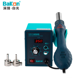 Bakon SBK858D pantalla digital Estación <span class=keywords><strong>de</strong></span> retrabajo con <span class=keywords><strong>pistola</strong></span> <span class=keywords><strong>de</strong></span> <span class=keywords><strong>aire</strong></span> <span class=keywords><strong>caliente</strong></span> <span class=keywords><strong>para</strong></span> la reparación del teléfono móvil - Product Image 1