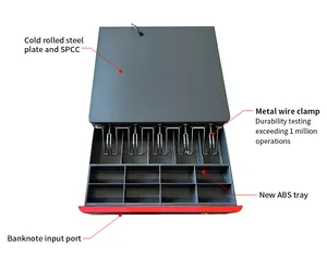 Cash Register Drawers High Quality Metal Electronic Pos Cash Register Electronic Cash Register Box