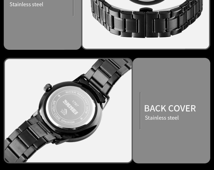 SKMEI 1787 New Wheels Rolling Creative Fashion Men's Watch Che Youhui League Fans Butterfly Double Snap Gift Wristwatch