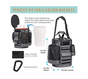 Bolsa de Béisbol, Organizador de Accesorios para Entrenamiento de Béisbol, Estilo Táctico, Bolsa de Softbol con Base Antideslizante - Product Image 2