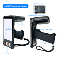 Scanmax SM50RT 4 + 64GB Android11 Longue Portée 865-868mhz Lecteur RFID UHF Portable Writer 860-960mhz Fréquence