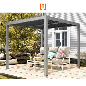 लक्जरी पेगोला विंडप्रूफ यूव सुरक्षा कस्टम आउटडोर पेर्गोला - Product Image 3