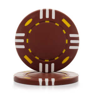 Jetons de poker blancs de 0.0 grammes avec plateau 25/emballage par Casino Supply - Product Image 3