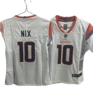 Мужская, женская и юношеская одежда 10 # Футбольная майка с вышивкой Nix Denver Broncos, короткая, на заказ, для американского футбола - Product Image 5