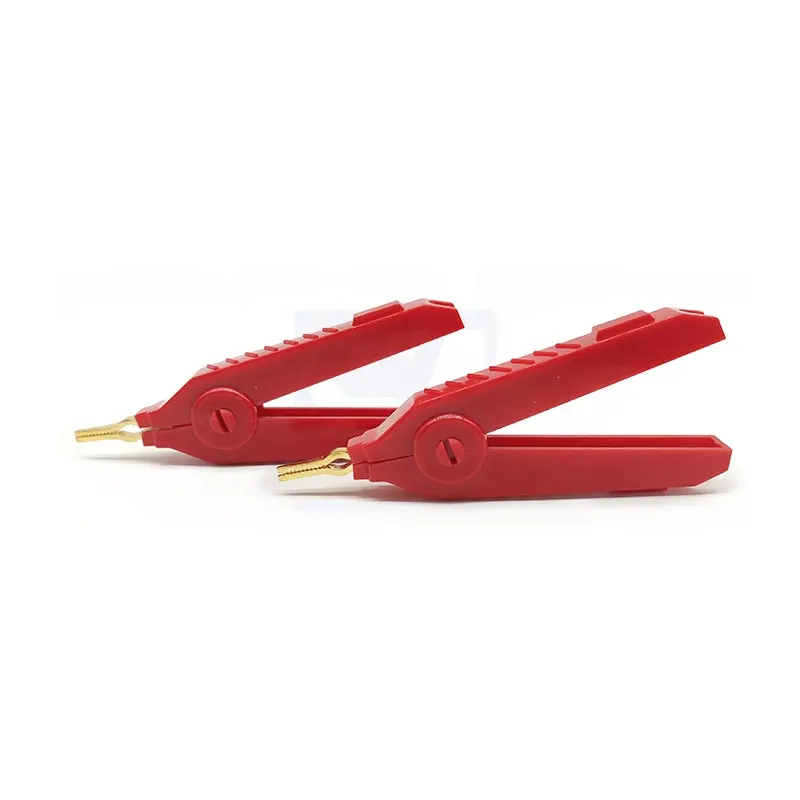 20A 90 мм латунь с позолоченным ABS изолированным аккумулятором среднего размера Kelvin Clip