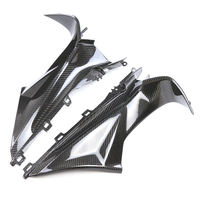 Carenados Laterales Superiores de Fibra de Carbono Seca 3K Brillante de Ajuste Directo para Motocicletas S1000RR 2019-2025 y M1000RR 2020-2022