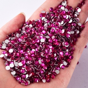 Strass en verre AB en forme de rose, à dos plat, à fixation à froid (non thermocollants), pour ongles, gobelets et DIY, vente en gros usine - Product Image 2