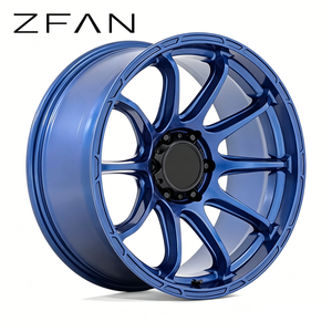 Jantes en alliage forgé ZFAN 17-20 pouces 5x114.3 en aluminium 6061-T6 bleu bonbon concave pour Nissan GTR <span class=keywords><strong>Tesla</strong></span> - Product Image 1