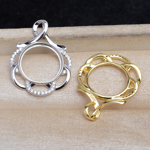 Accessoire DIY en argent S925 pour bijoux, pendentif en nacre en forme de fleur de 15,2-15,4 mm, taille 3 mm, accessoire 5768 - Product Image 3