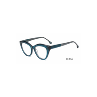 Montures de lunettes optiques œil-de-chat en acétate pour femmes, montures de vue tendance, OEM ODM, logo personnalisé