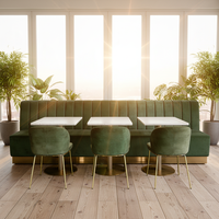 Conception d'intérieur moderne pour café, bar, hôtel, restaurant, mobilier, chaises et tables, décoration pour une solution tout-en-un