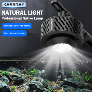 KASSRAY Lampe d'<span class=keywords><strong>aquarium</strong></span> à lumière naturelle WRGB haute couleur WiFi Bluetooth Plantée Timed Gradation Explosion Stream Tank <span class=keywords><strong>Aquarium</strong></span> Lamp - Product Image 1
