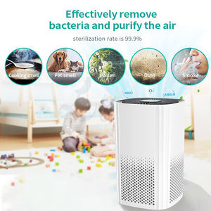 <span class=keywords><strong>Purificateur</strong></span> <span class=keywords><strong>d</strong></span>'<span class=keywords><strong>air</strong></span> avec filtre HEPA, commandé par application, silencieux, électrique, en plastique, portable, pour usage domestique, H13 H11 EU - Product Image 2