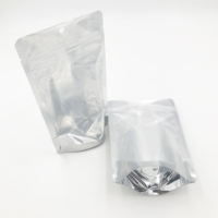 Sacs en mylar avec zip-lock 4 "X 6" 100 sacs scellables thermoscellables pour bonbons aliments médicaments vitamines