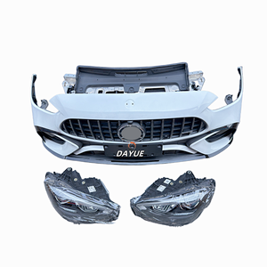 Pare-chocs avant pour Mercedes Benz Classe C <span class=keywords><strong>206</strong></span>, version améliorée AMG 63, avec radiateur et pack phares - Product Image 6