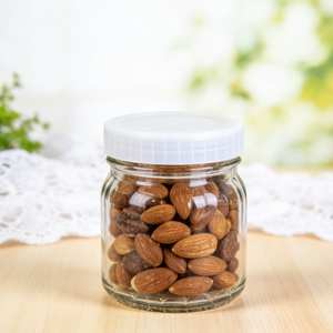 Barattoli <span class=keywords><strong>in</strong></span> <span class=keywords><strong>Vetro</strong></span> Ermetici con Coperchi <span class=keywords><strong>in</strong></span> Metallo Argentato 5oz 9oz 14oz 18oz Contenitori <span class=keywords><strong>in</strong></span> <span class=keywords><strong>Vetro</strong></span> Trasparente per Organizzazione Dispensa e Snack - Product Image 1