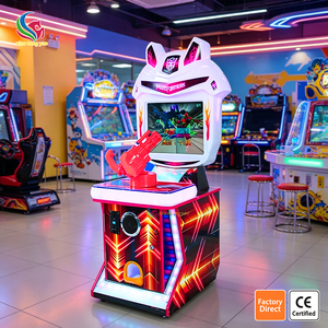 Machine d'arcade de jeu de course pour enfants à monnayeur avec structure métallique pour centres de jeux - Product Image 1