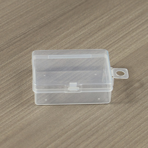 Transparent Plastic <b>Storage</b> <b>Box</b> 6.8x5.1x2.4cm Covered Desktop Organizer For Fishing Gear Tools Accessories <b>Small</b> Lock - Product Image 4