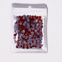 ZK 2088 Strass en vrac écologiques à dos plat thermocollants, grands cristaux de luxe Hyacinth 3mm pour robes de mariée