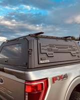 Capote de camping robuste en aluminium, haute, avec fenêtres verrouillables, compatible avec Ford F-150 2021-2024 SuperCrew 6,5 pieds, certifiée DOT, OEM