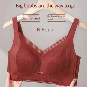 Sujetador <span class=keywords><strong>de</strong></span> copa completa para <span class=keywords><strong>mujeres</strong></span> con senos <span class=keywords><strong>grandes</strong></span> que muestran una pequeña reducción <span class=keywords><strong>de</strong></span> senos delgada y sujetador <span class=keywords><strong>de</strong></span> ajuste anti-caída - Product Image 2