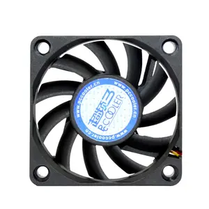 Oferta de fábrica al por mayor Pccooler Cyclone-Ventilador de rodamiento hidráulico silencioso, solución de refrigeración de PC de escritorio de marco negro