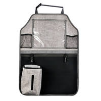 Répertoire d'usine populaire néoprène Polyester étanche organisateur de siège arrière de voiture avec support de tablette