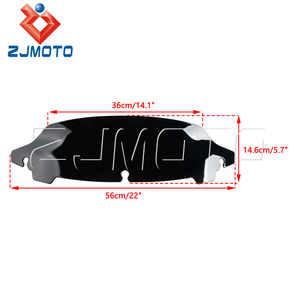 รถจักรยานยนต์ทรงตัวความเร็วสูง5 "กระจกบังลมสำหรับ <span class=keywords><strong>Harley</strong></span> <span class=keywords><strong>Electra</strong></span> <span class=keywords><strong>Glide</strong></span>/การร่อนบนถนน/ultra limit/ Tri <span class=keywords><strong>Glide</strong></span> 2014 + - Product Image 5