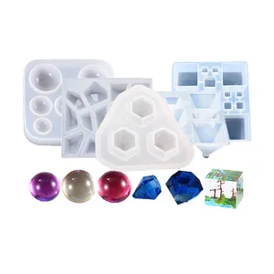 Cube/round Bead Silicone Resin Molds, Gem Bead Mold,uv Resin Epoxy