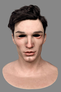 Máscara Facial de Silicona Realista para Halloween, Accesorios de Disfraces para Fiestas - Product Image 5