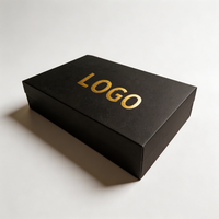 Nueva Caja de Regalo Plegable Magnética de Papel con Logotipo Grande de Diseño Personalizado, Caja de Regalo Plegable de Cartón Rígido de Lujo