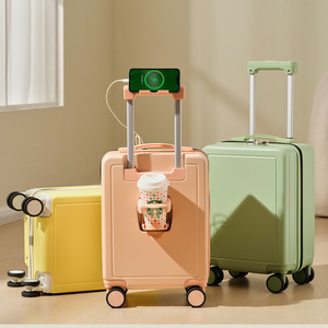 <span class=keywords><strong>Maleta</strong></span> de <span class=keywords><strong>Cabina</strong></span> Ligera de 16 Pulgadas, Equipaje de Mano Pequeño con Ruedas Giratorias Silenciosas y Candado con Contraseña para Chicas - Product Image 4