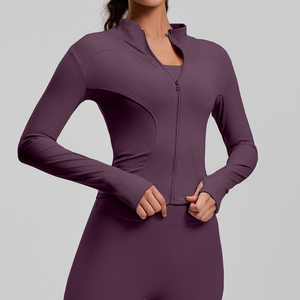 Set Yoga Personalizzati con Logo, Abbigliamento Sportivo con Zip e Peluche Caldo, Leggings a Vita Alta, Abbigliamento da Palestra, Corsa e Fitness - Product Image 5