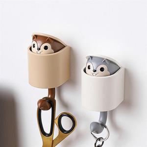 SY Cute Animal <b>Hook</b> Key Storage Rack Clothes Organizer Waterproof Wall Mounted <b>Plastic</b> - Product Image 3