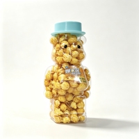 Wang Sifang Jarre de crème au popcorn Ours mignon |   Goût sucré |   Maïs non-OGM |   Coffret cadeau refermable |   Couleur du logo personnalisé |   128g |